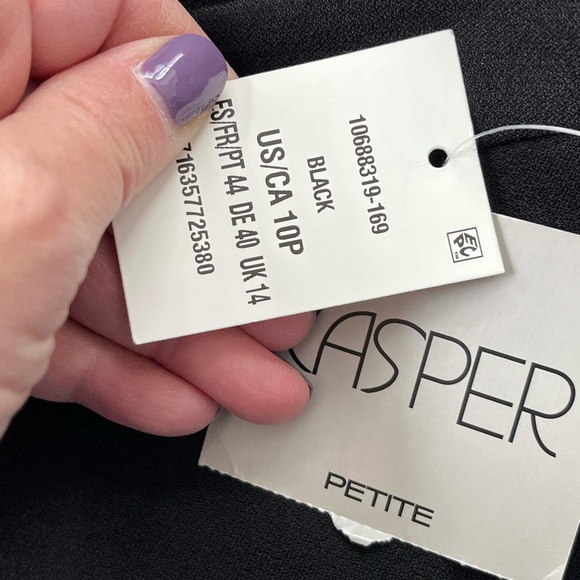 NWT Kasper black dress pants petites - Picture 13 of 14